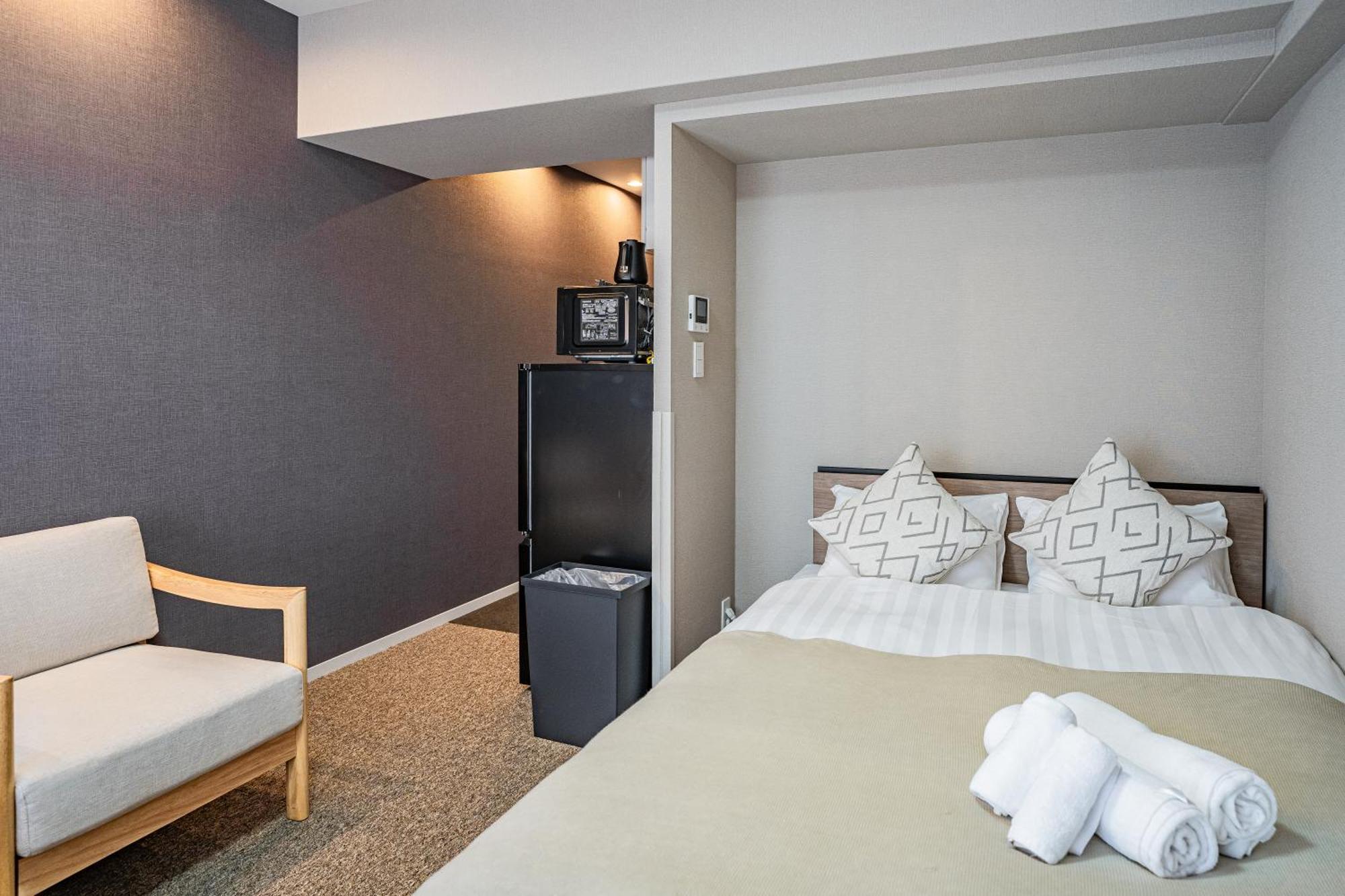 Apartment Hotel 11 Umeda Kamiyama โอซาก้า ภายนอก รูปภาพ